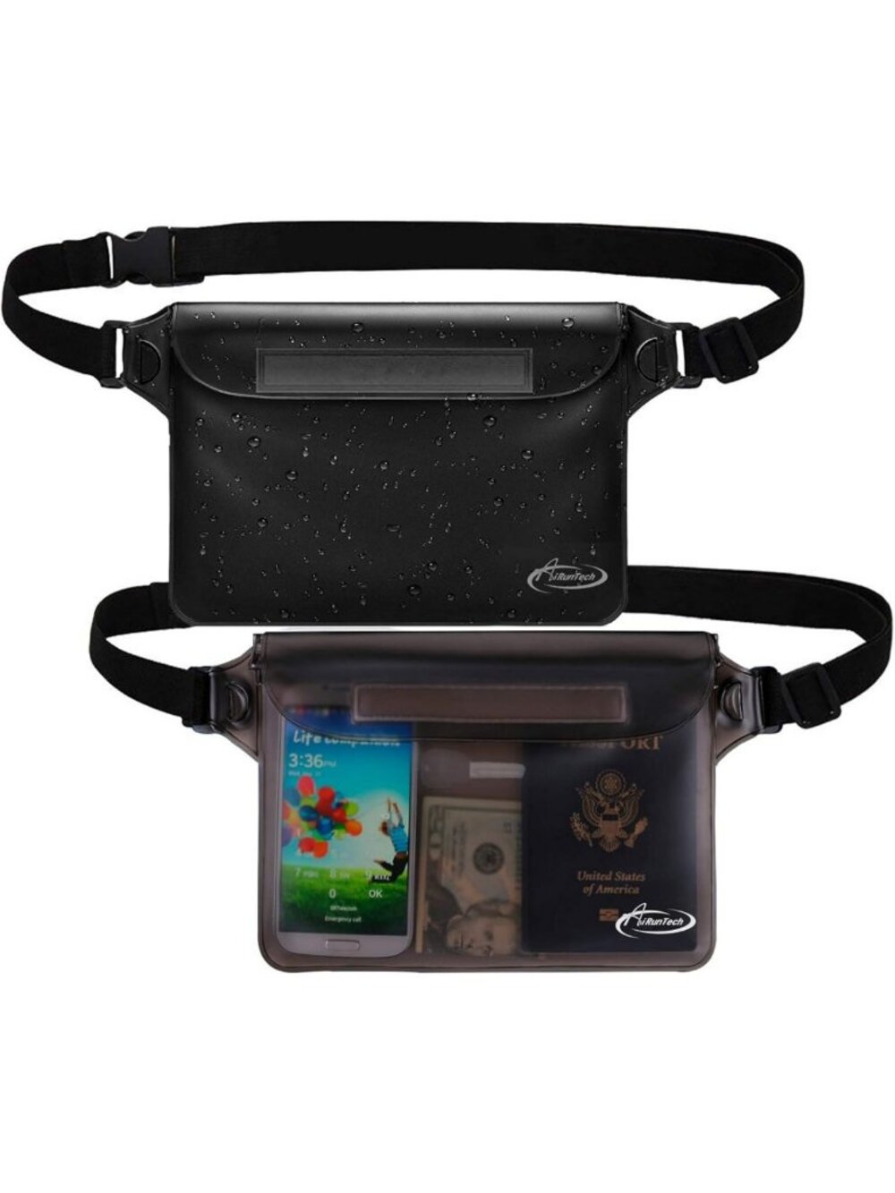 Waterproof Fanny Pack & Phone Pouch - Dry Bag for Travel, Beach, Kayaking